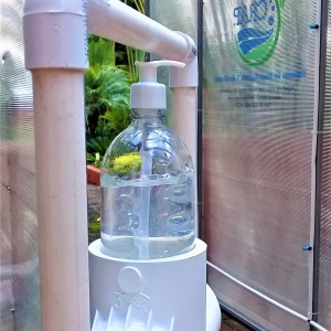 Dispensador de Gel Antibacterial PVC 